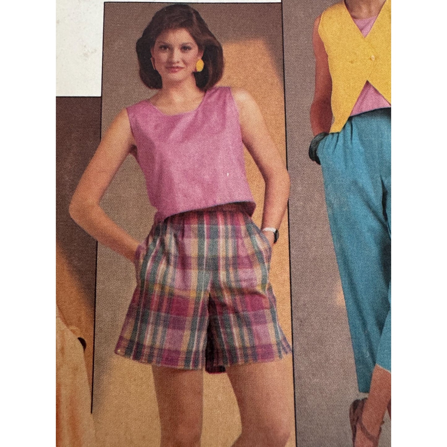 Simplicity Sewing Pattern 6854 Top Skirt Cropped Pants Shorts Outfit 10-14 Uncut