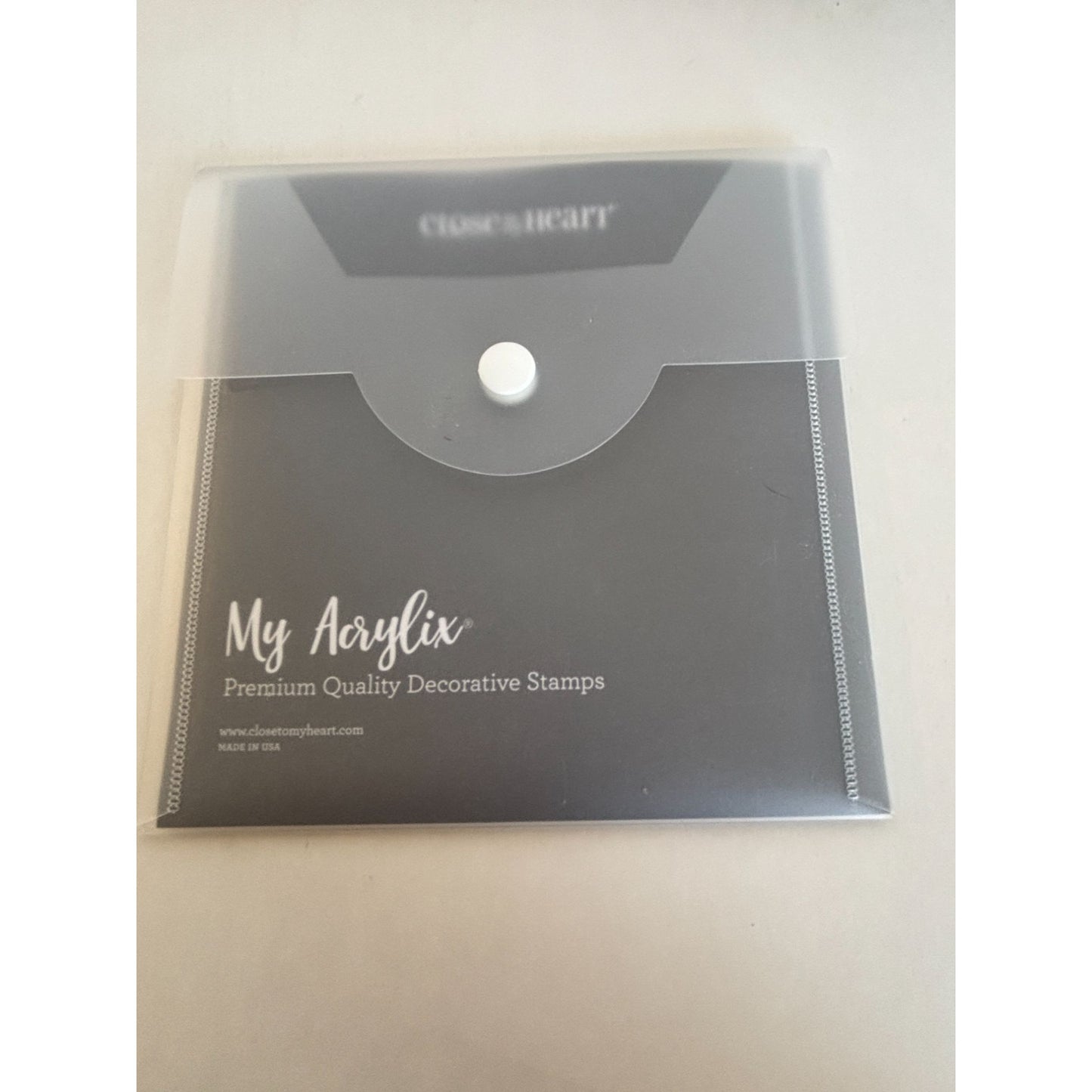 CTMH Acrylic Stamps Set Live Love Laugh Together My Acrylix Stamp of the Month