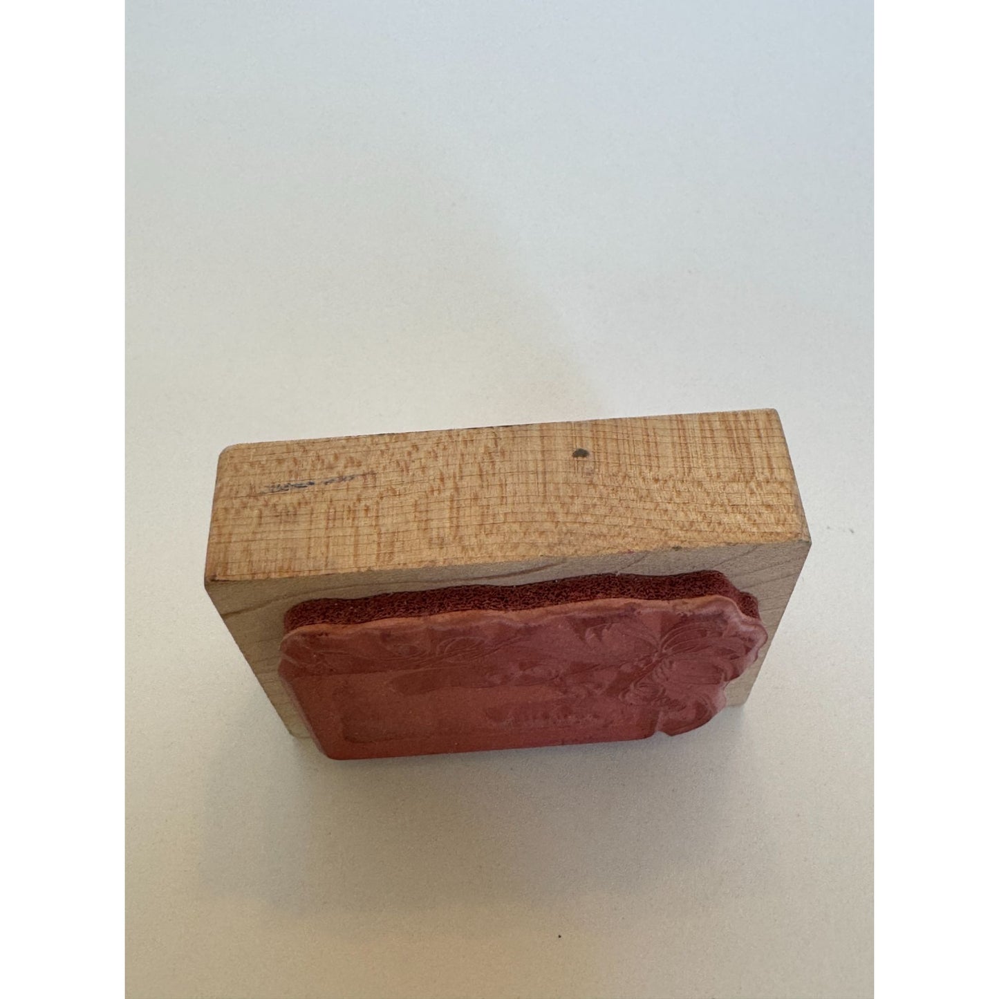 PSX Rubber Stamp To From Gift Tag Cardmaking Christmas Bow Holidays Present F395