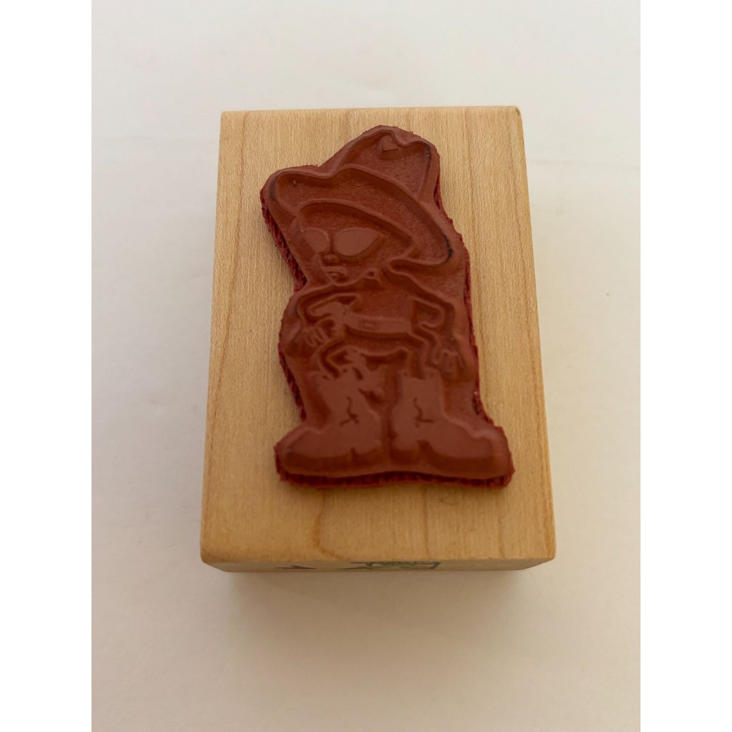 Talon Rubber Stamp Cowboy Alien Halloween Card Making Space Science Fiction
