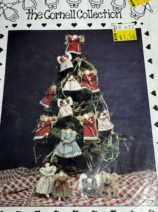 The Cornell Collection Angel Ornament Pattern Primitive Christmas Handmade Holiday Sewing Doll