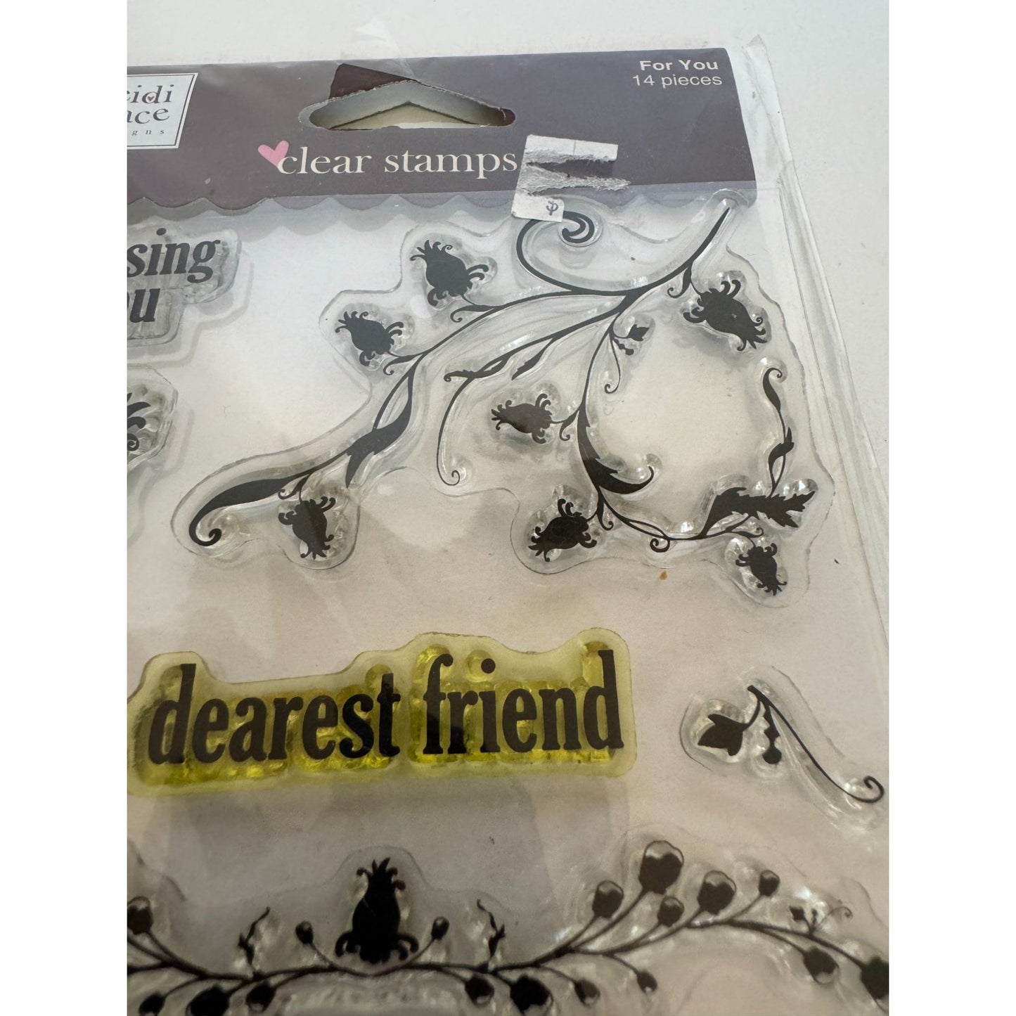 Heidi Grace Clear Stamps Set For You Dearest Friend Thinking Of You Friendship