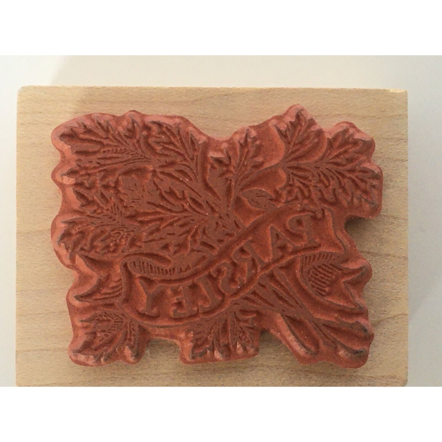 PSX Parsley Kitchen Art Garden Herb Food Cooking Wood Mounted Rubber Stamp D1755