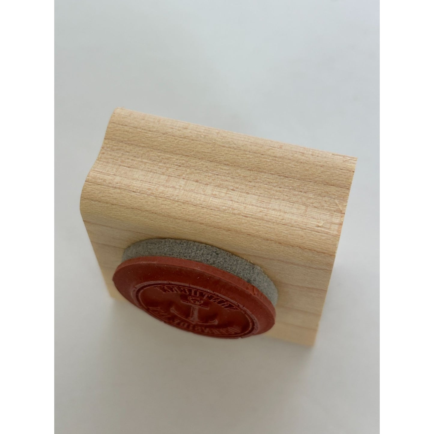 Stampin Up Wood Rubber Stamp Nantucket Oceanside Inn Anchor Circle Nautical Sea