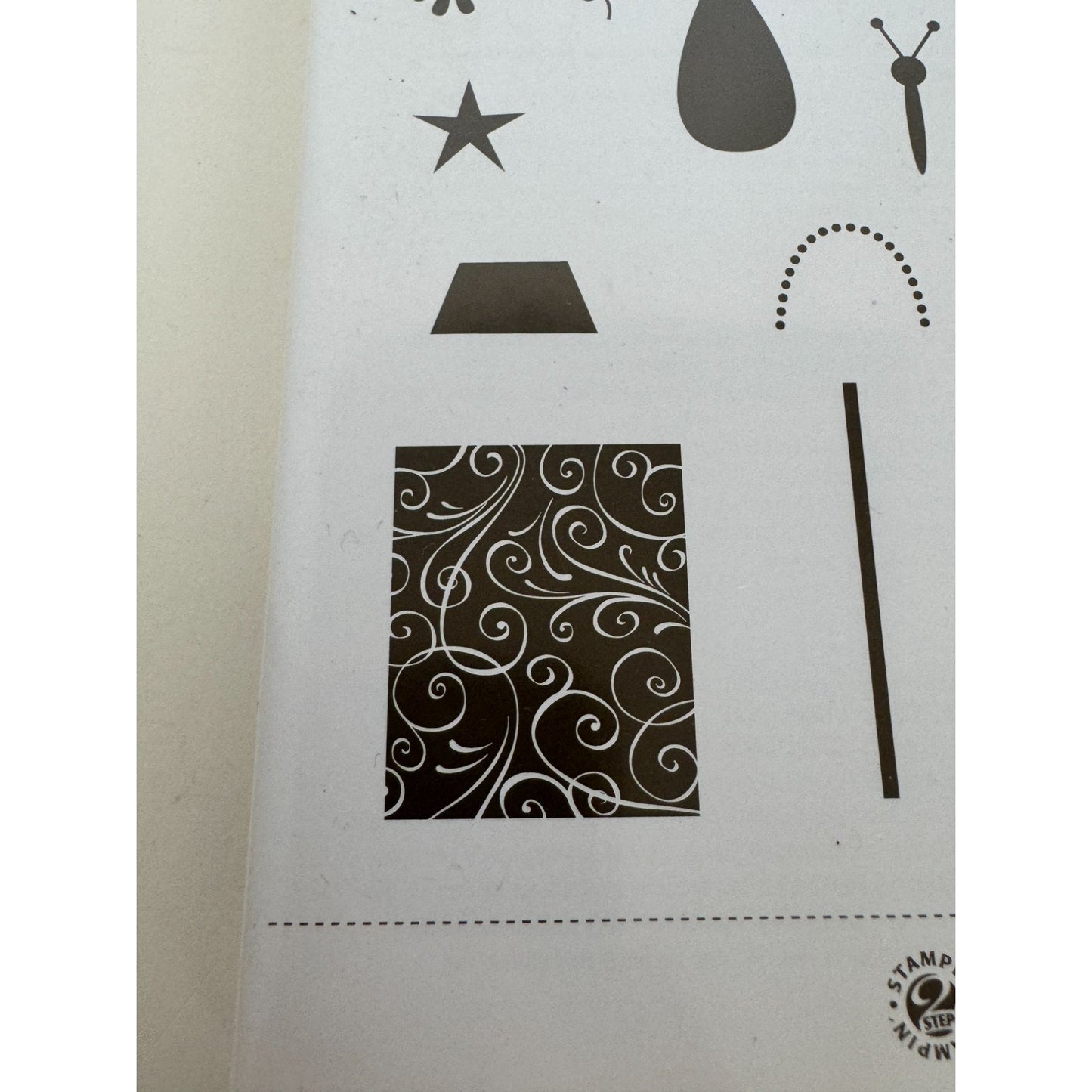 Stampin Up Playful Pieces Rubber Stamp Set Butterfly Summer Gift Present Star