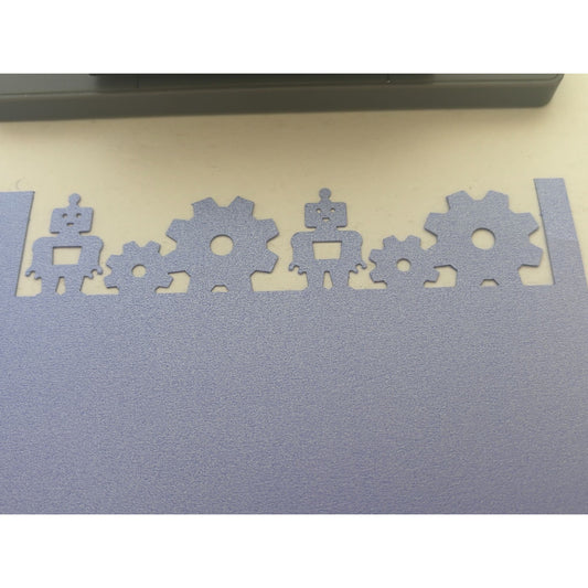 EK Success Robots Gear Border Paper Punch Large Edger Craft Tool Science STEM