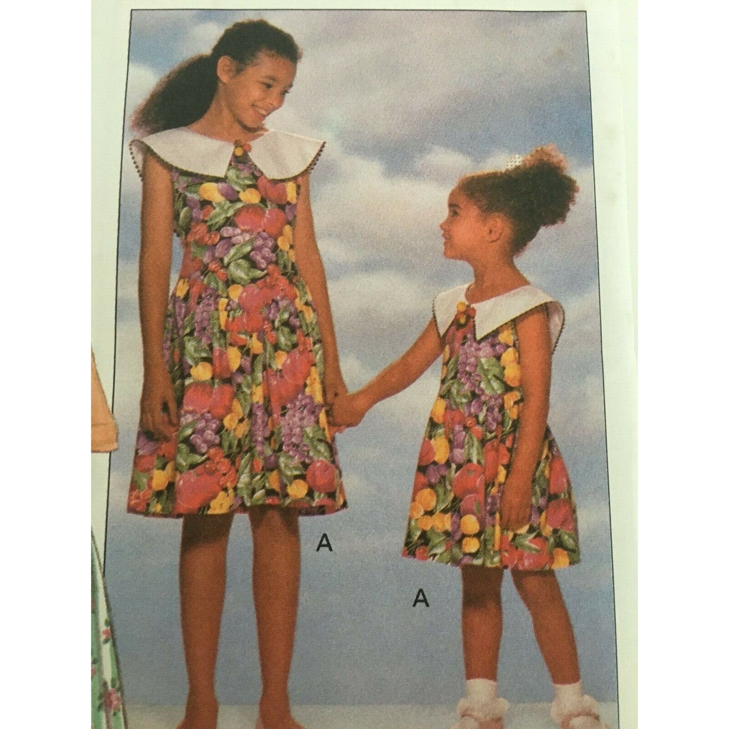 Butterick Sewing Pattern 6090 Girls Dress Sleeveless Spring Summer 7 8 10 Uncut