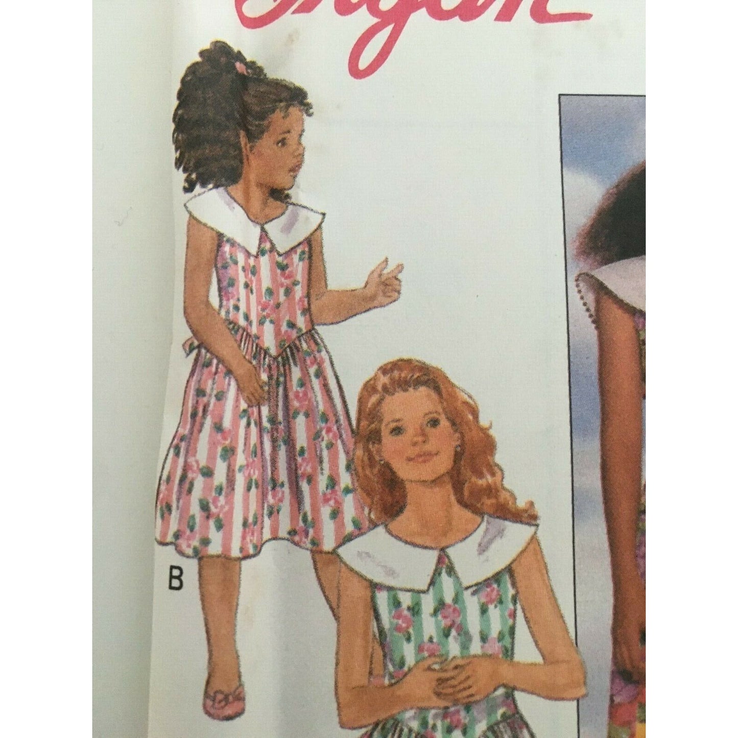 Butterick Sewing Pattern 6090 Girls Dress Sleeveless Spring Summer 7 8 10 Uncut