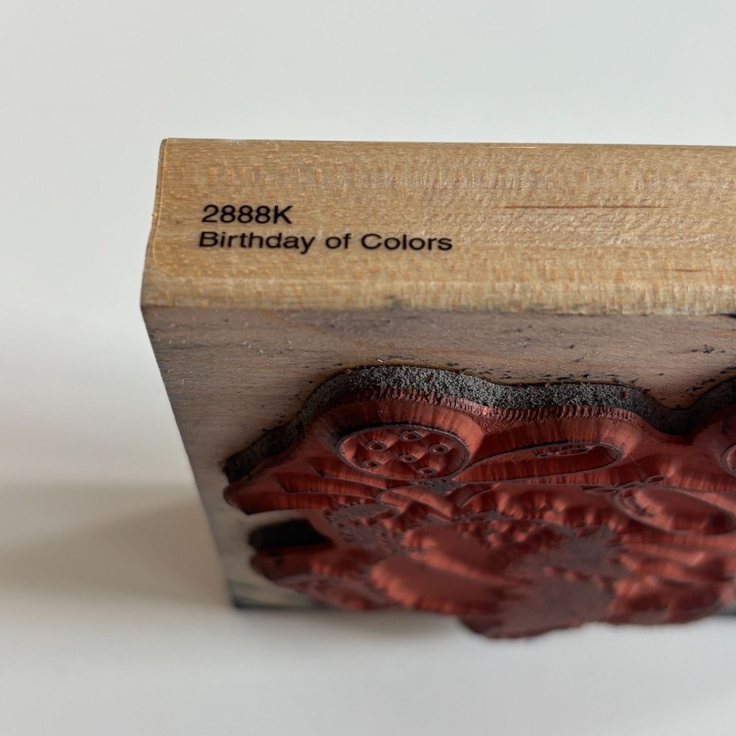 Penny Black Rubber Stamp Birthday of Colors Cat Balloons Party Decorating 2888K