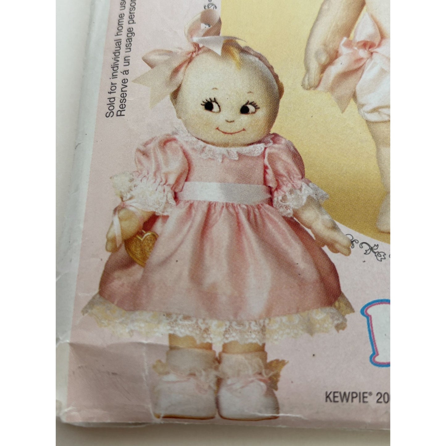 McCalls Sewing Pattern P286 Crafts Kewpie Doll for 14" Doll and Clothing Clothes