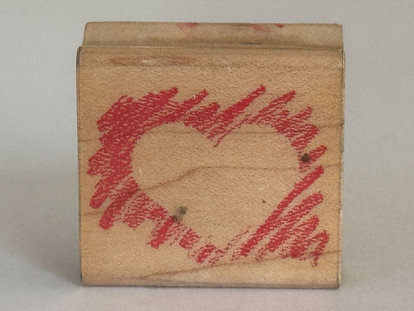 Hero Arts Rubber Stamp Heart Sketch Scribble Valentines Day Card Making Craft