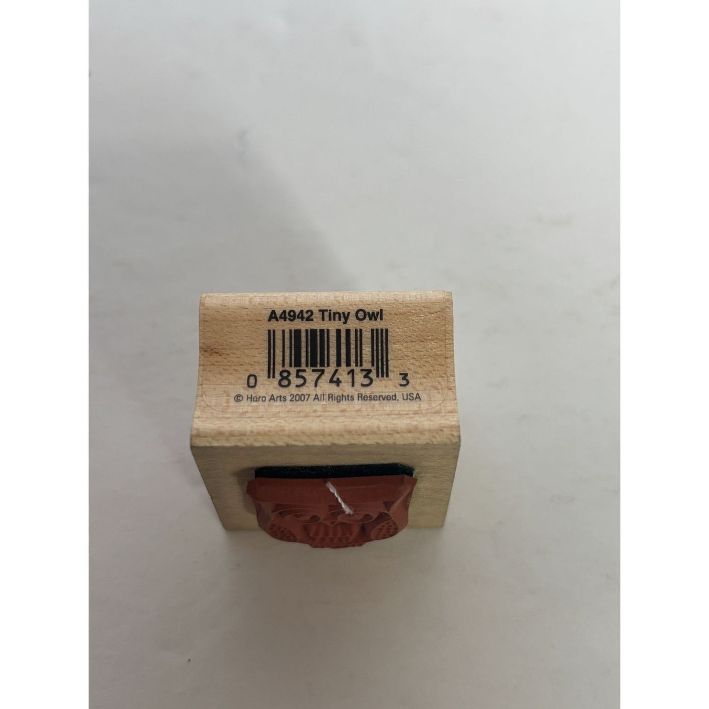 Hero Arts Rubber Stamp Tiny Owl Wisdom Animal Nature Card Making Reading Smart