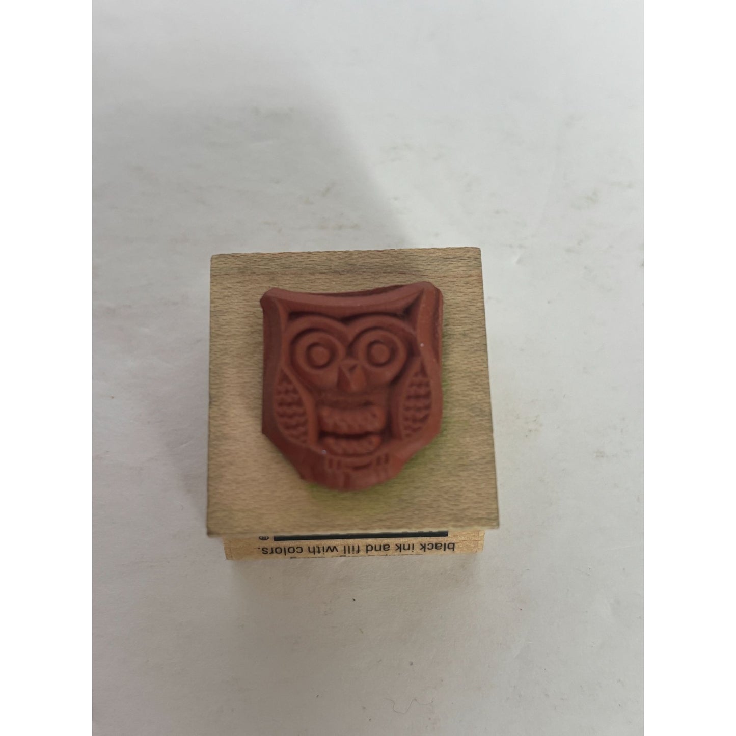 Hero Arts Rubber Stamp Tiny Owl Wisdom Animal Nature Card Making Reading Smart