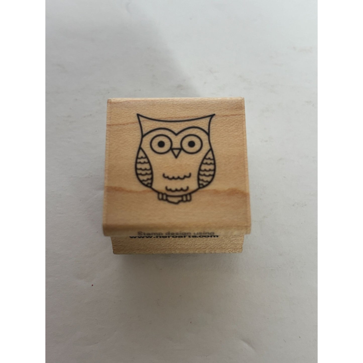Hero Arts Rubber Stamp Tiny Owl Wisdom Animal Nature Card Making Reading Smart