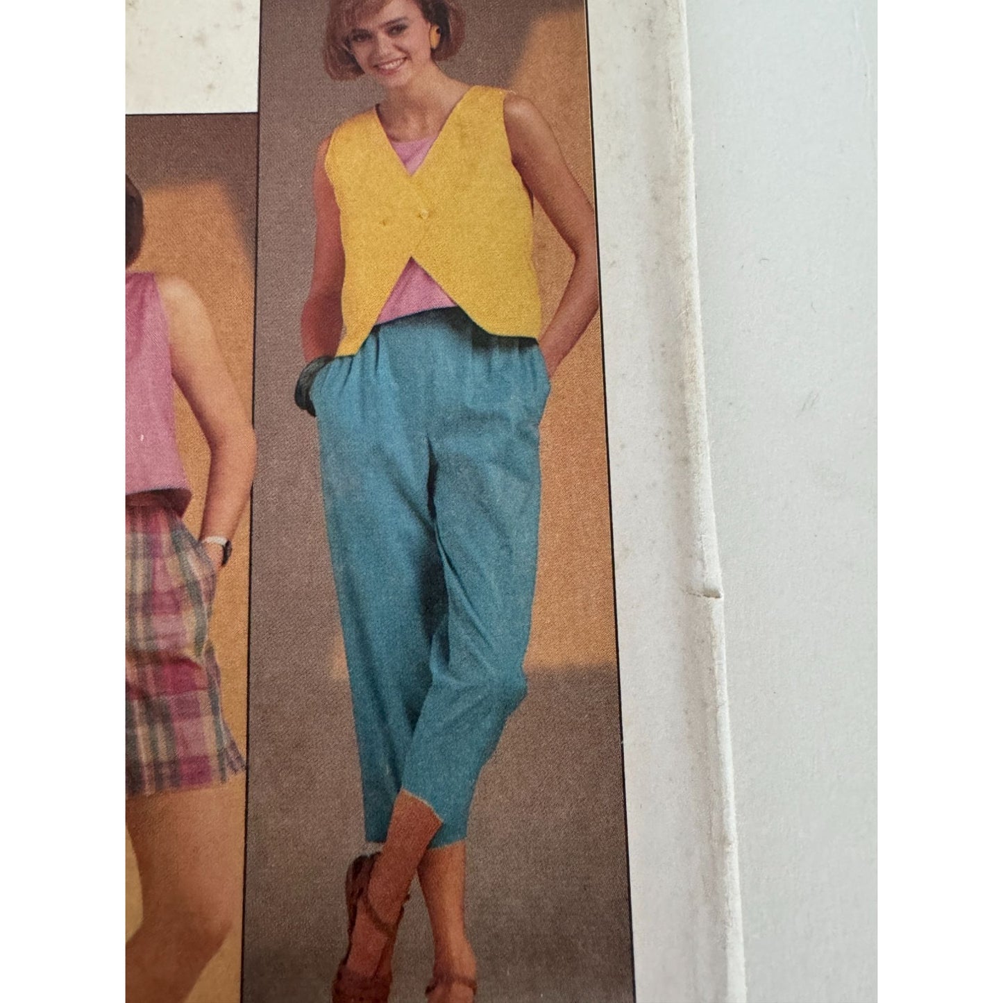 Simplicity Sewing Pattern 6854 Top Skirt Cropped Pants Shorts Outfit 10-14 Uncut