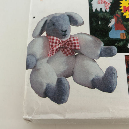 Simplicity Sewing Pattern 7421 Holiday Ornament Christmas Tree Skirt Stocking UC