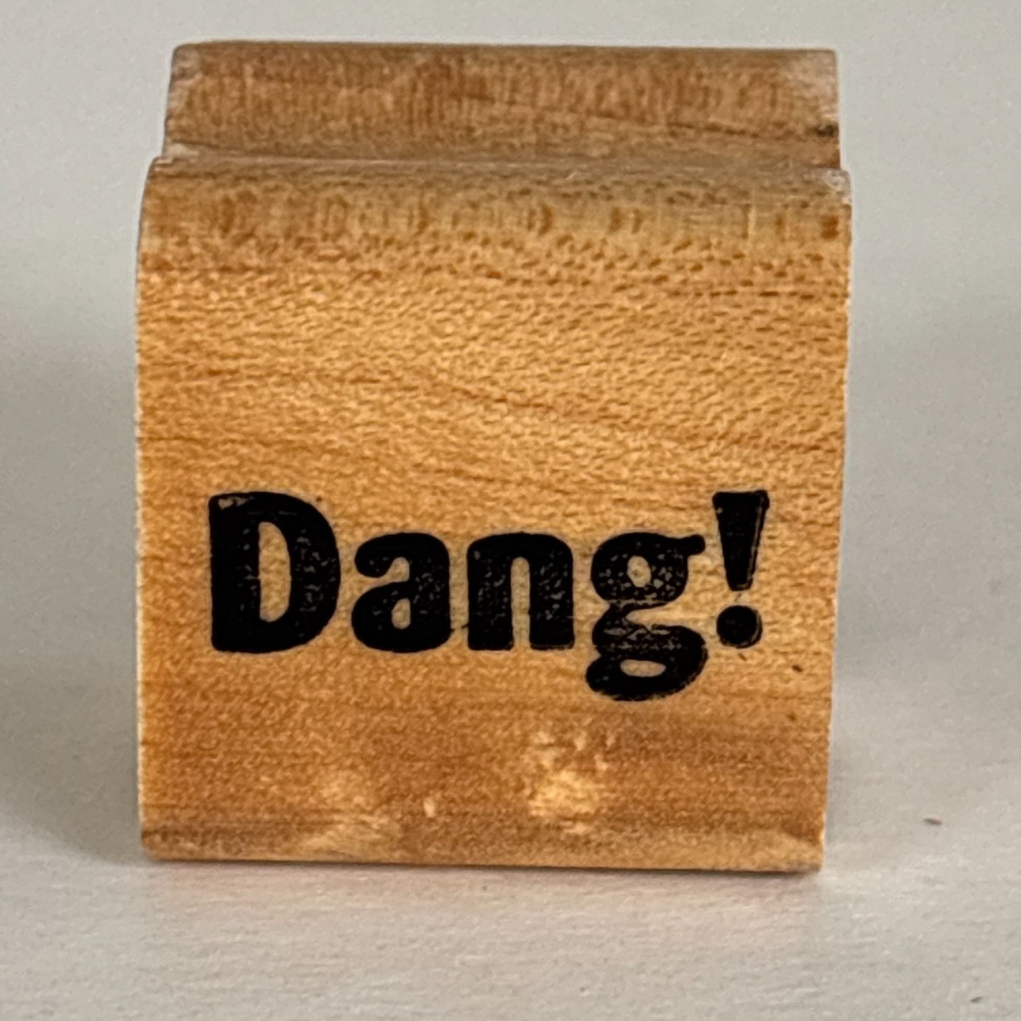 Rubber Monger Rubber Stamp Dang Mini Word Funny Sentiment Cardmaking Paper Crafting Junk Journaling