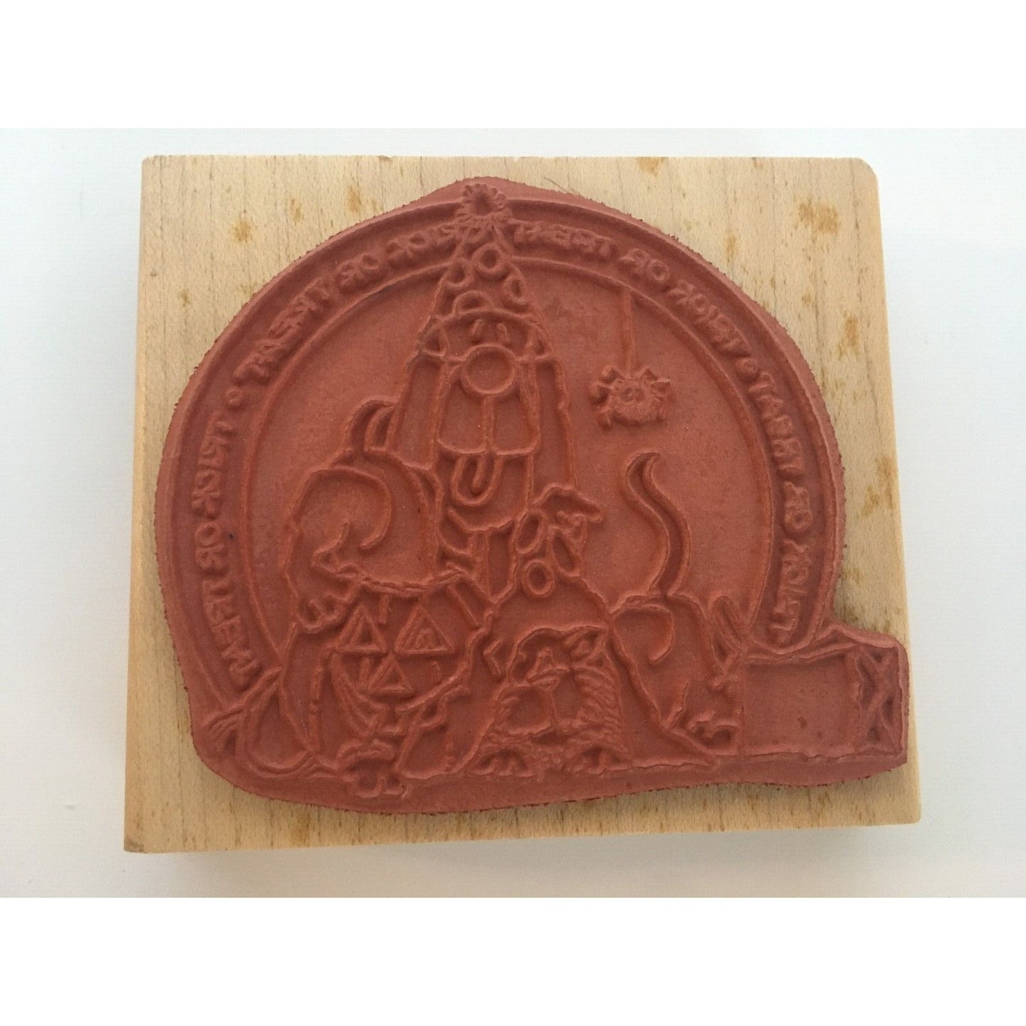 Inky Antics Rubber Stamp Trick or Treat Halloween Costume Dogs Puppy Spider Fun