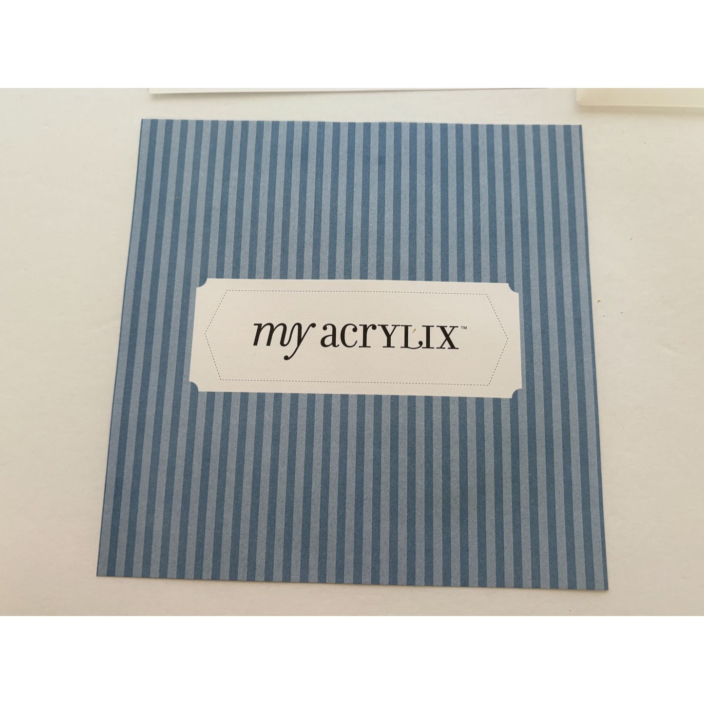 CTMH Clear Stamp Set My Acrylix Solo E Letter Monogram Excellent Explore Enjoy