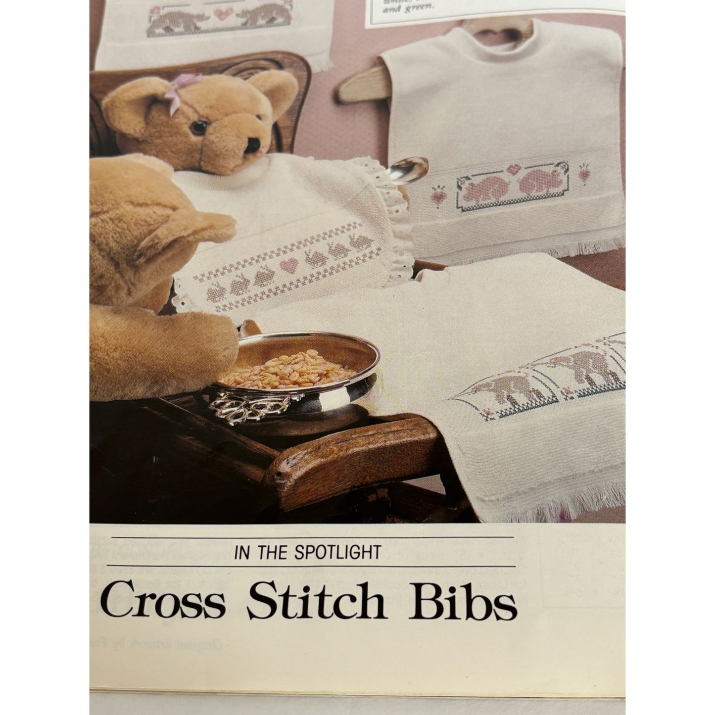 Leisure Arts Magazine June 1988 Goose Sheep Animals Cross Stitch Craft Knitting