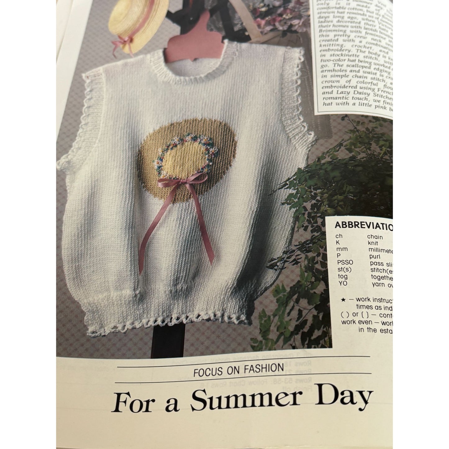 Leisure Arts Magazine June 1988 Goose Sheep Animals Cross Stitch Craft Knitting
