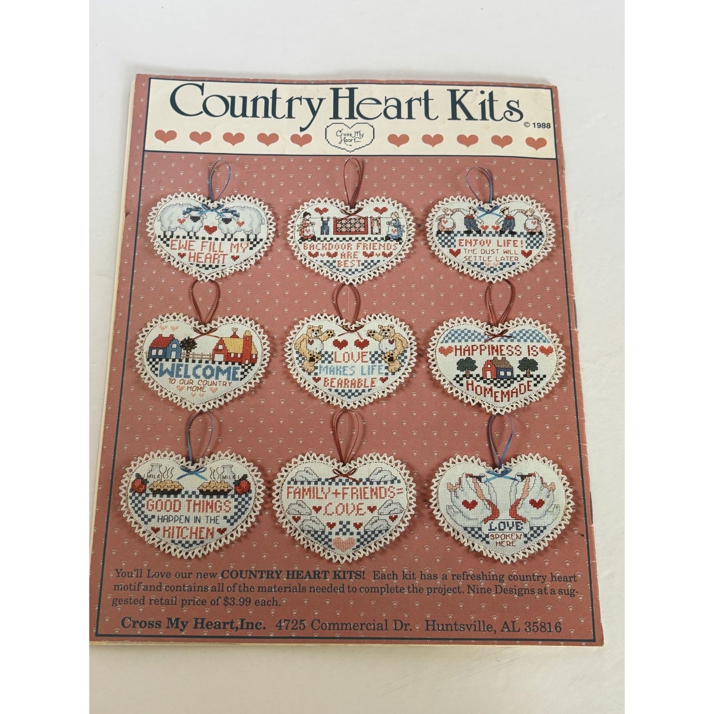 Leisure Arts Magazine June 1988 Goose Sheep Animals Cross Stitch Craft Knitting