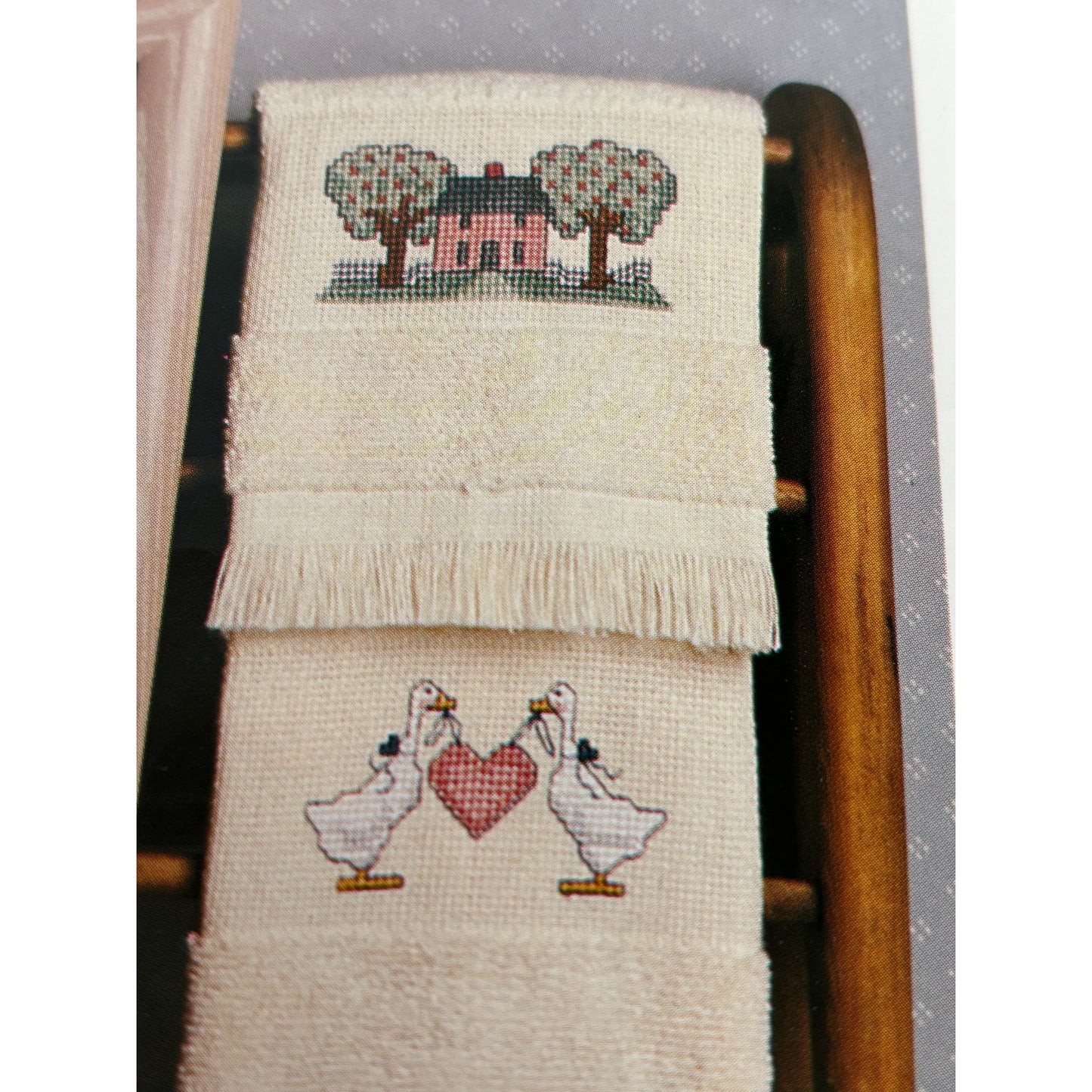 Leisure Arts Magazine June 1988 Goose Sheep Animals Cross Stitch Craft Knitting