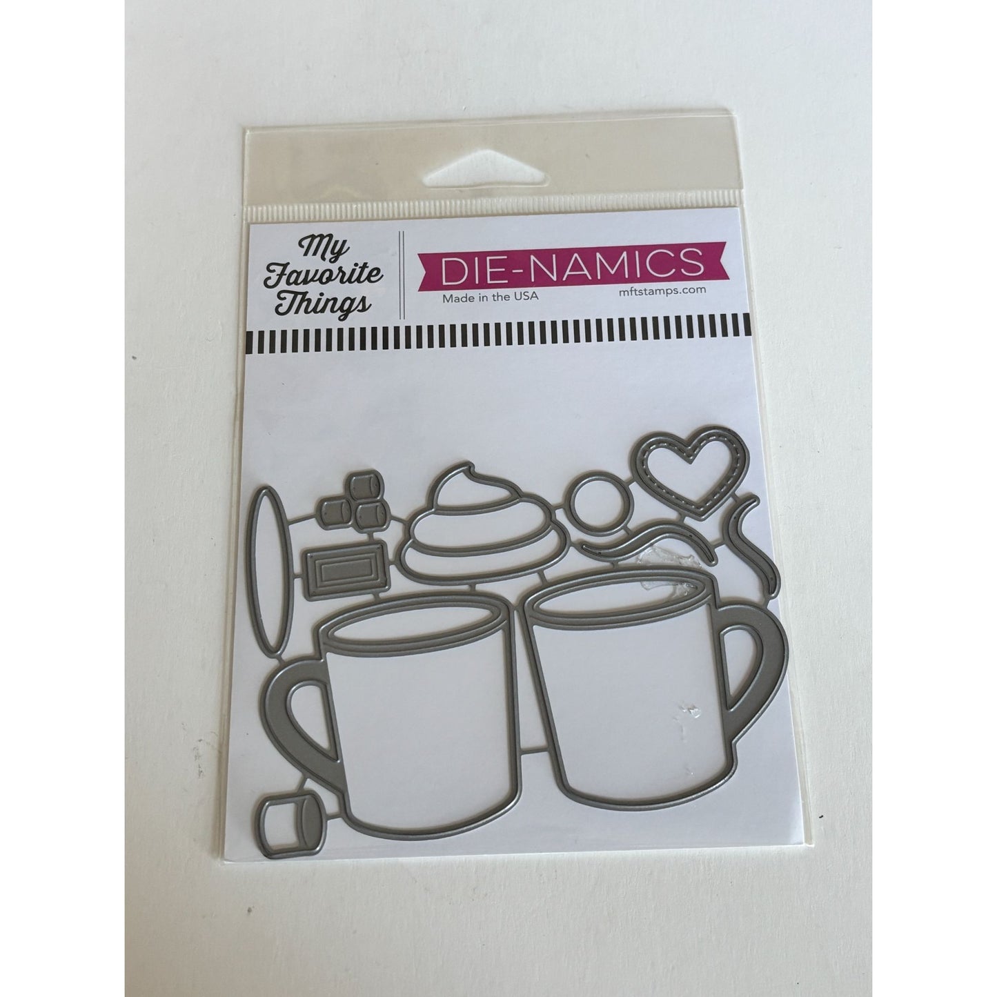 My Favorite Things Hot Cocoa Cups Die-Namics Die Set Coffee Mug Dies Cardmaking Hot Chocolate
