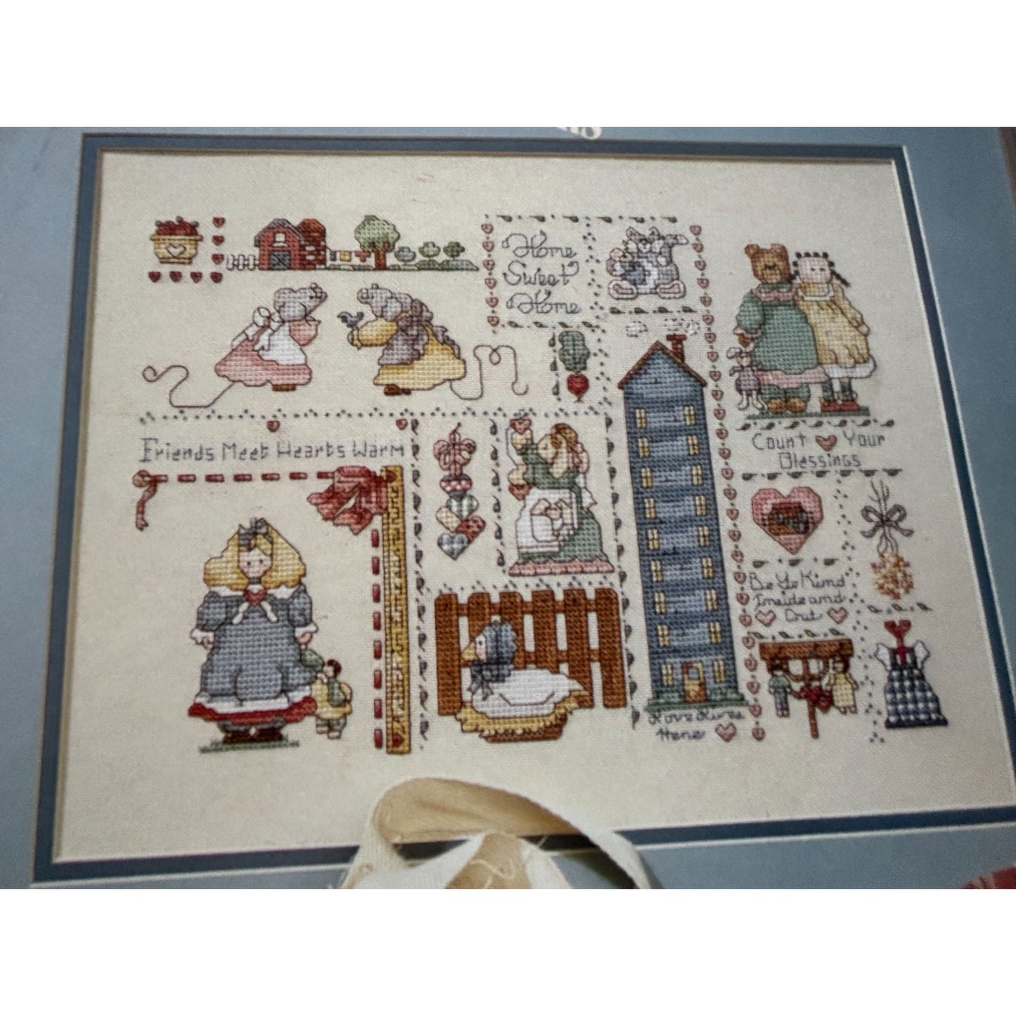 For The Love Of Cross Stitch Magazine July 1990 Patterns Cat Southwest Borders