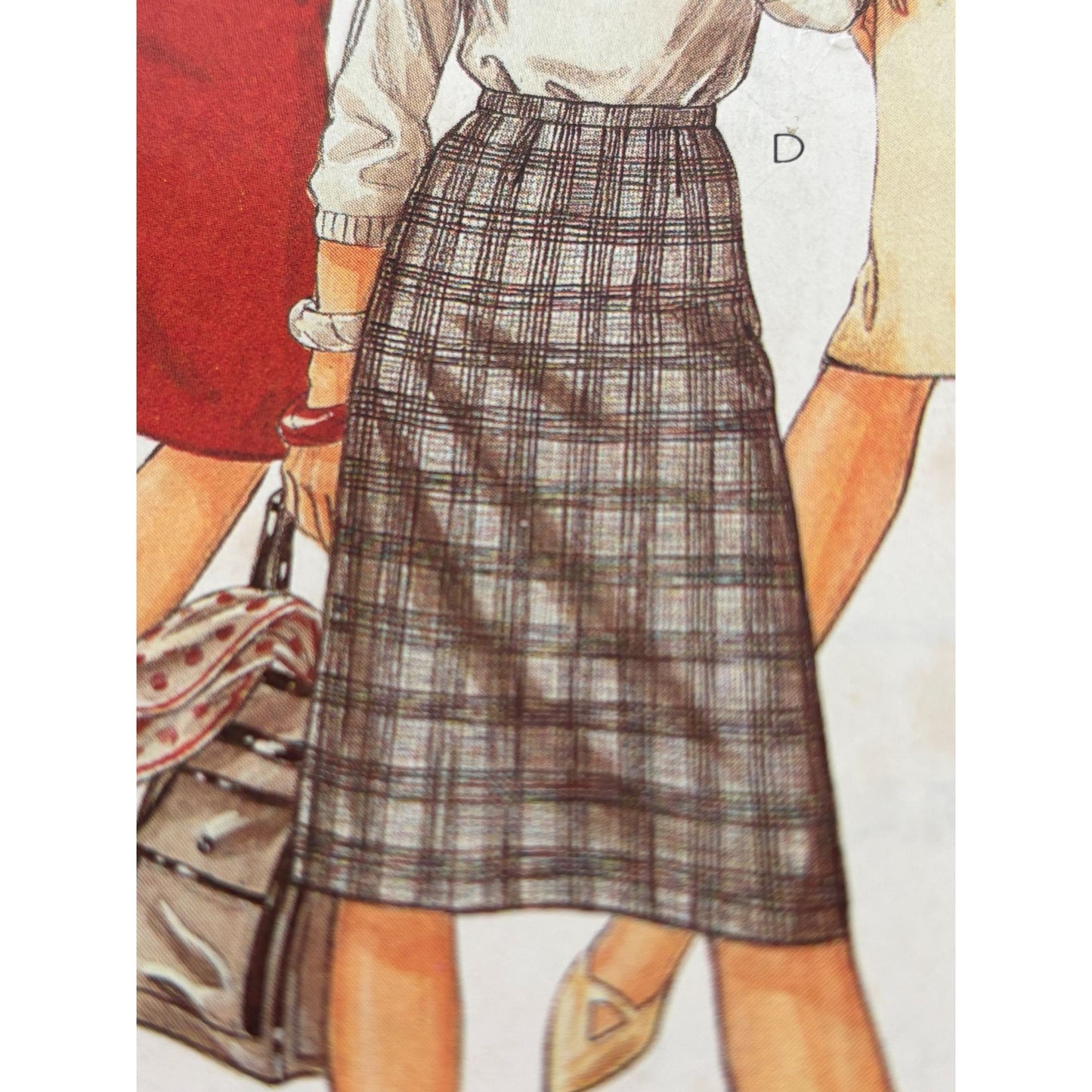 McCalls Sewing Pattern 2230 Skirts Size 12 Classic Design Career Work 1980s UC