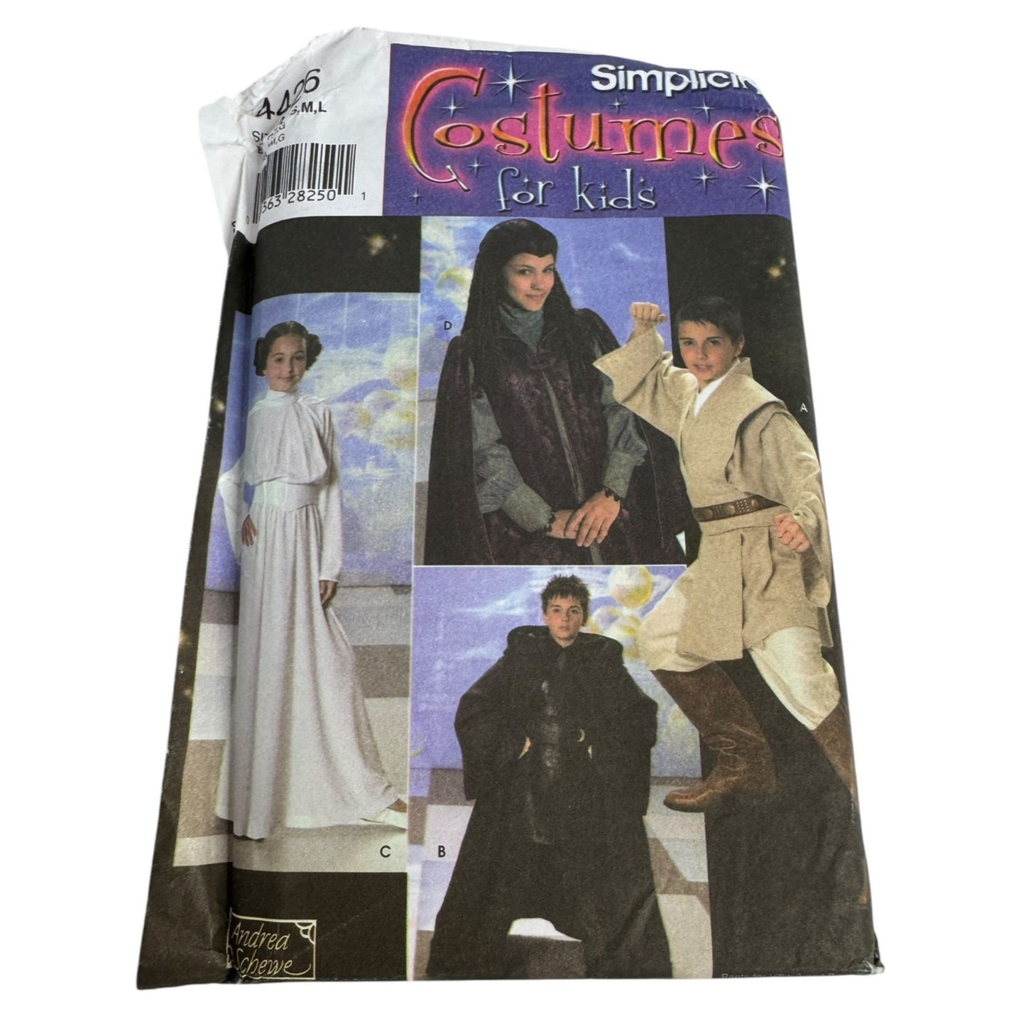 Simplicity Sewing Pattern 4426 Halloween Costumes Princess Leia Luke Skywalker
