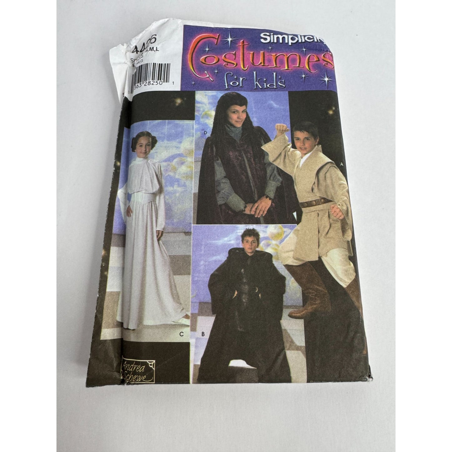 Simplicity Sewing Pattern 4426 Halloween Costumes Princess Leia Luke Skywalker