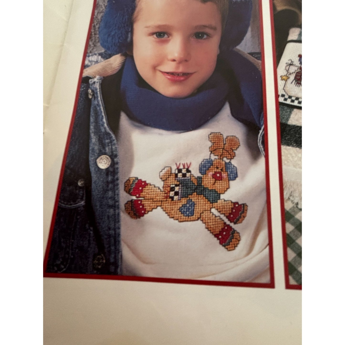 Leisure Arts Cross Stitch Pattern Book Santa and Company Christmas Snowman 3093