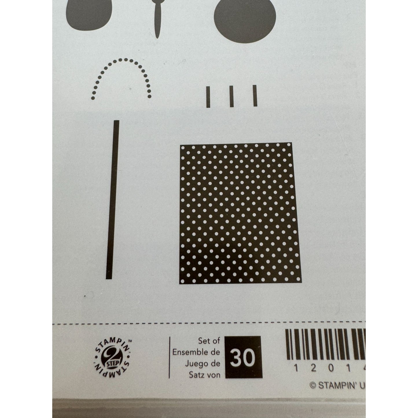 Stampin Up Playful Pieces Rubber Stamp Set Butterfly Summer Gift Present Star