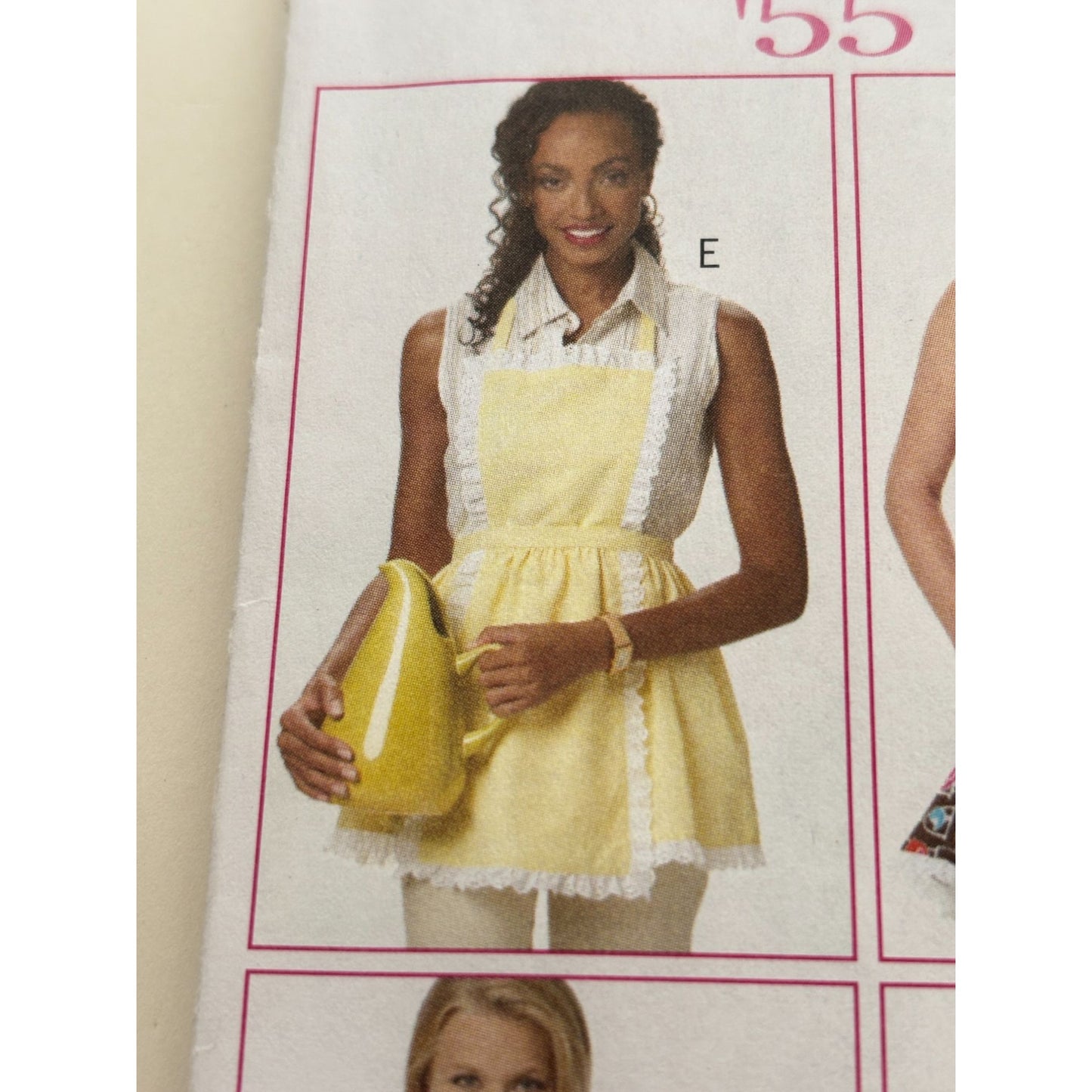 Butterick Sewing Pattern B5579 Retro Apron Pockets Kitchen 6-16 Vintage-Inspired
