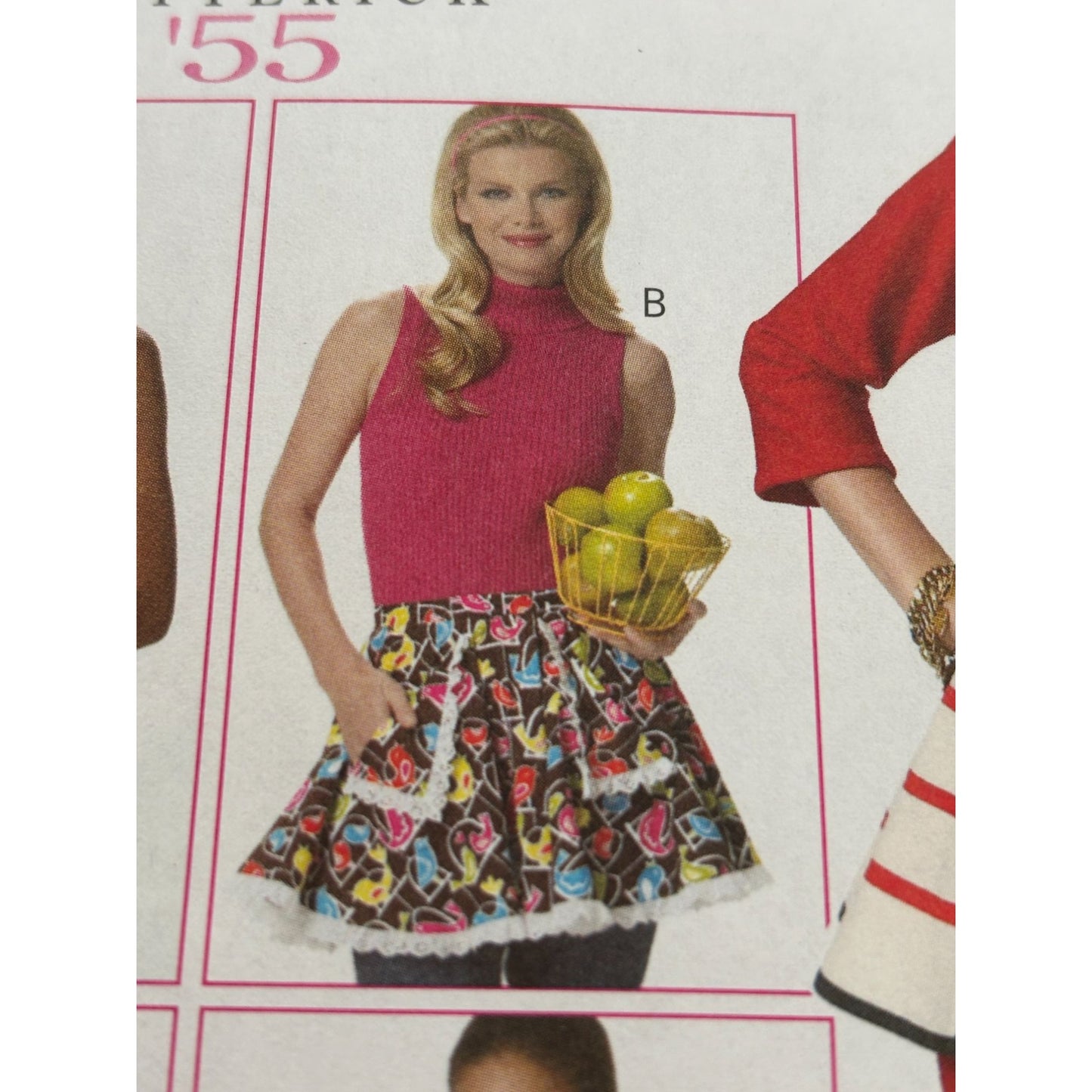 Butterick Sewing Pattern B5579 Retro Apron Pockets Kitchen 6-16 Vintage-Inspired