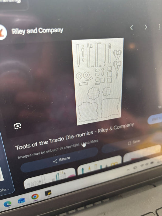 My Favorite Things Die-Namics Steel Die Set Tools of the Trade Card Making Craft