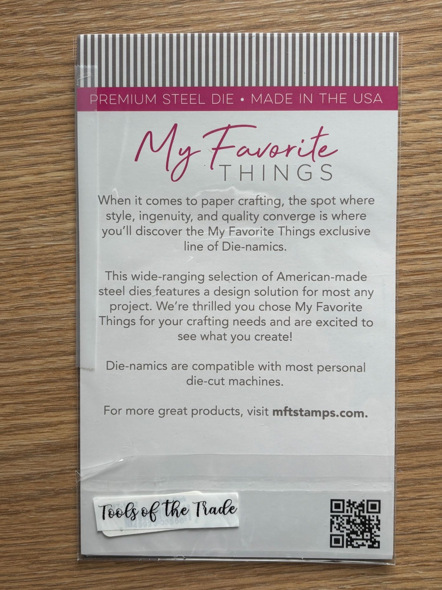 My Favorite Things Die-Namics Steel Die Set Tools of the Trade Card Making Craft