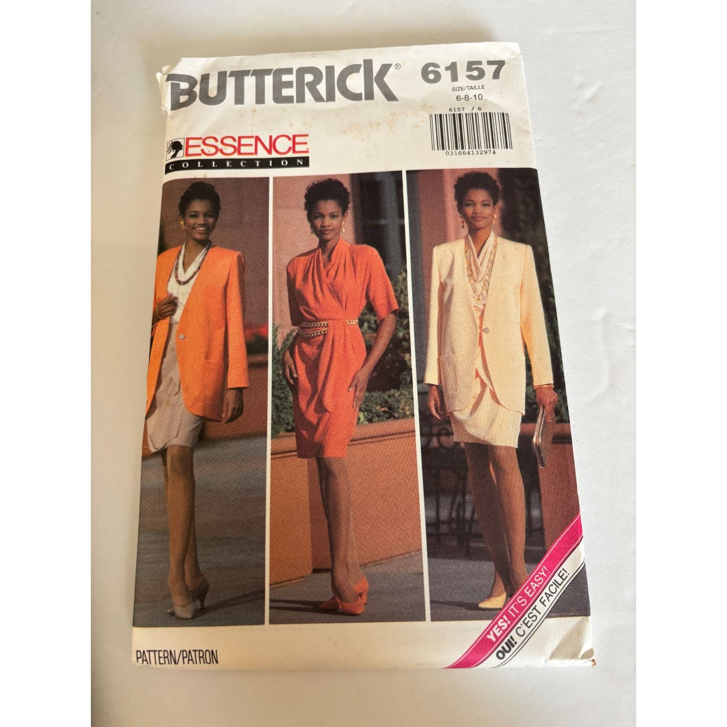 Butterick Sewing Pattern 6157 Career Skirt Suit Jacket Blouse Work Easy 6 8 10