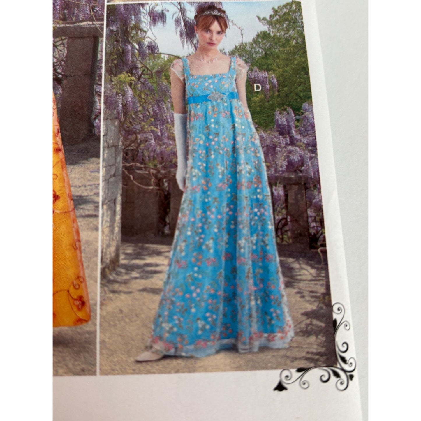 Simplicity Sewing Pattern S9434 Womens Regency Style Dress 20W-28W UC
