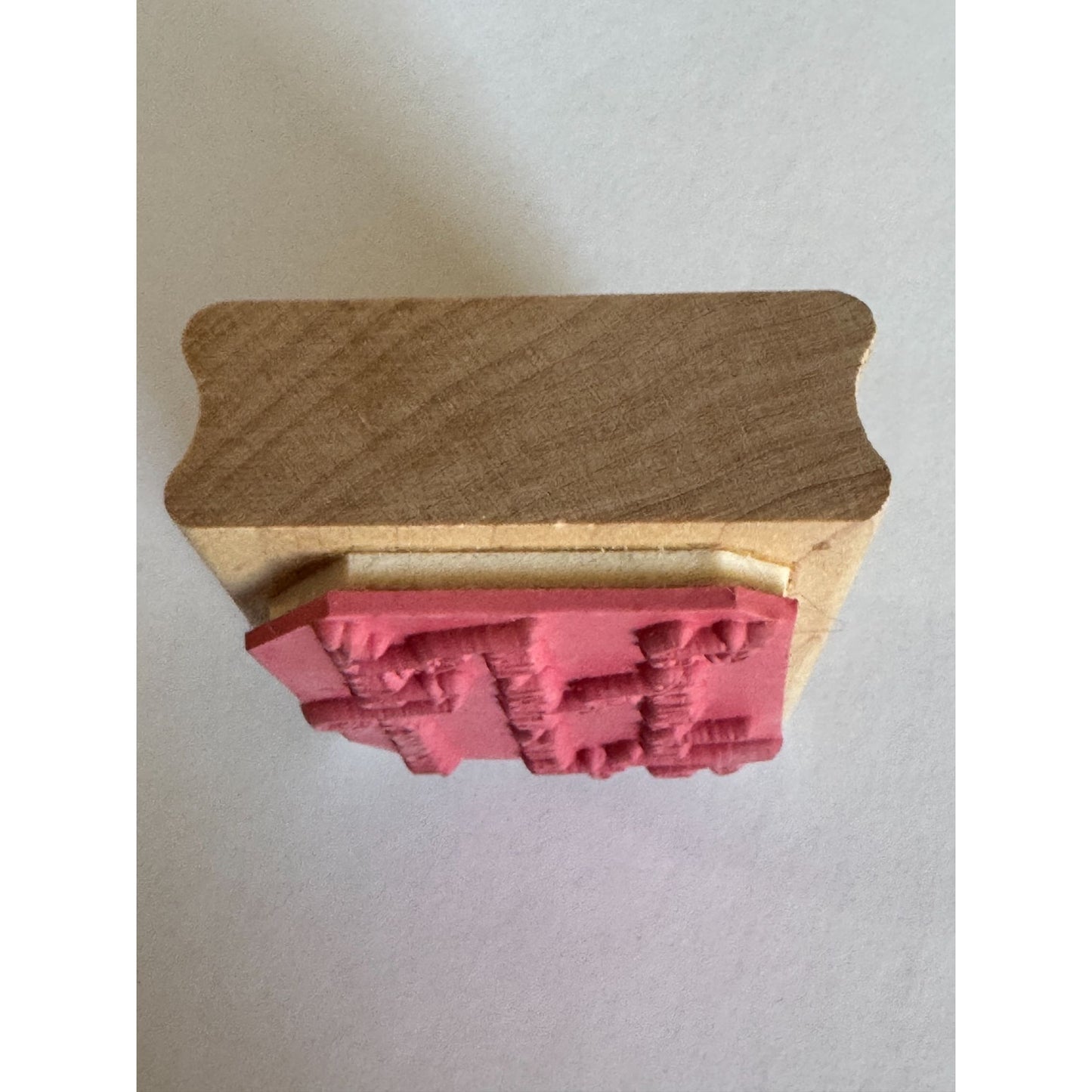 JRL Design Wood Rubber Stamp And Sings It To Me When My Memory Fails Friendship