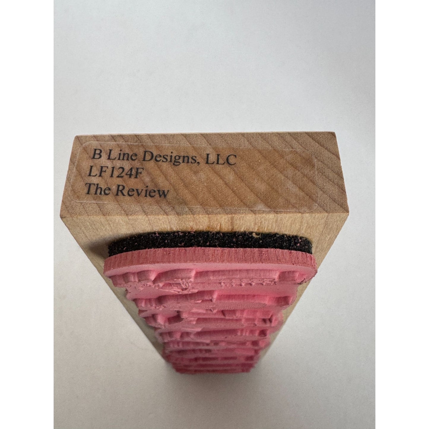 B Line Designs Rubber Stamp The Review 1920s Ladies Fashion Flapper Dress Hat