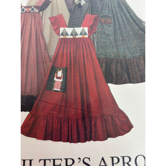 Osage County Quilt Factory Sewing Pattern Quilters Apron Jumper Uncut One Size