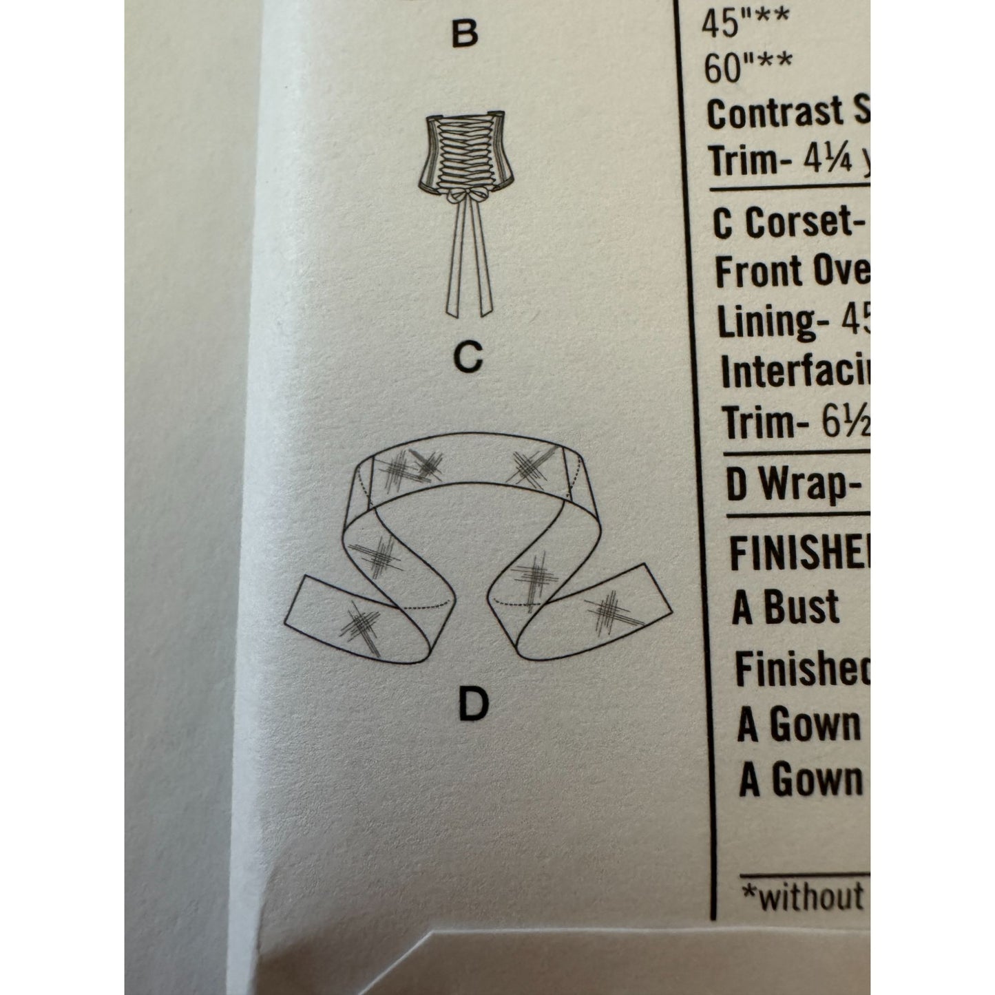 Simplicity Sewing Pattern S8971 Fantasy Fairy Costume Cosplay Corset 14-22 Uncut