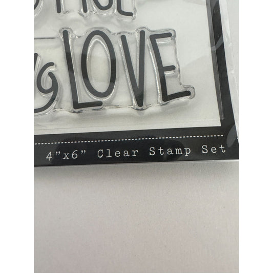 Hero Arts Clear Stamp Set Handwritten Messages Crafting Cardmaking Sending Love