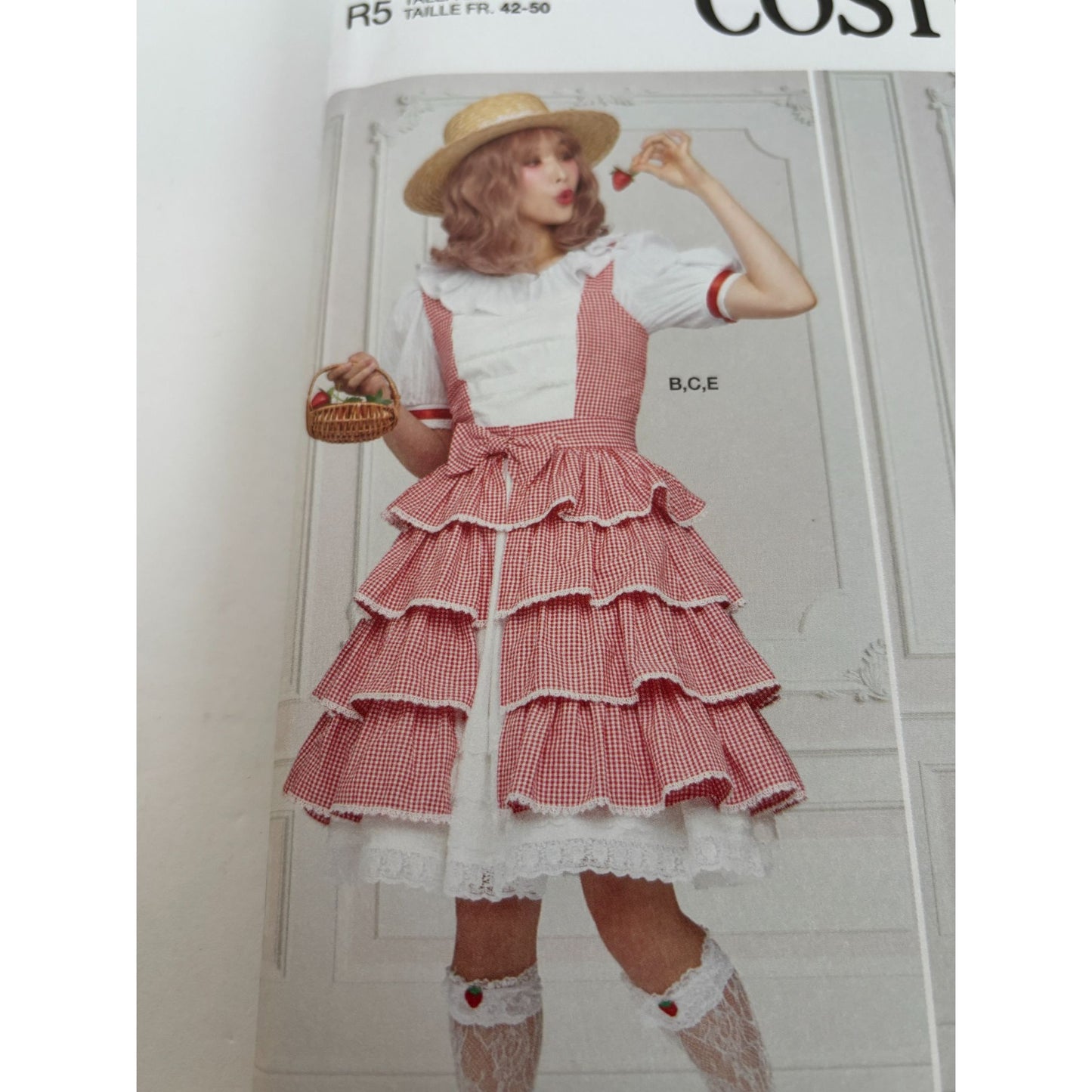 Simplicity Sewing Pattern S9735 Costume Ruffled Jumper Kawaii Dress 14-22 Uncut