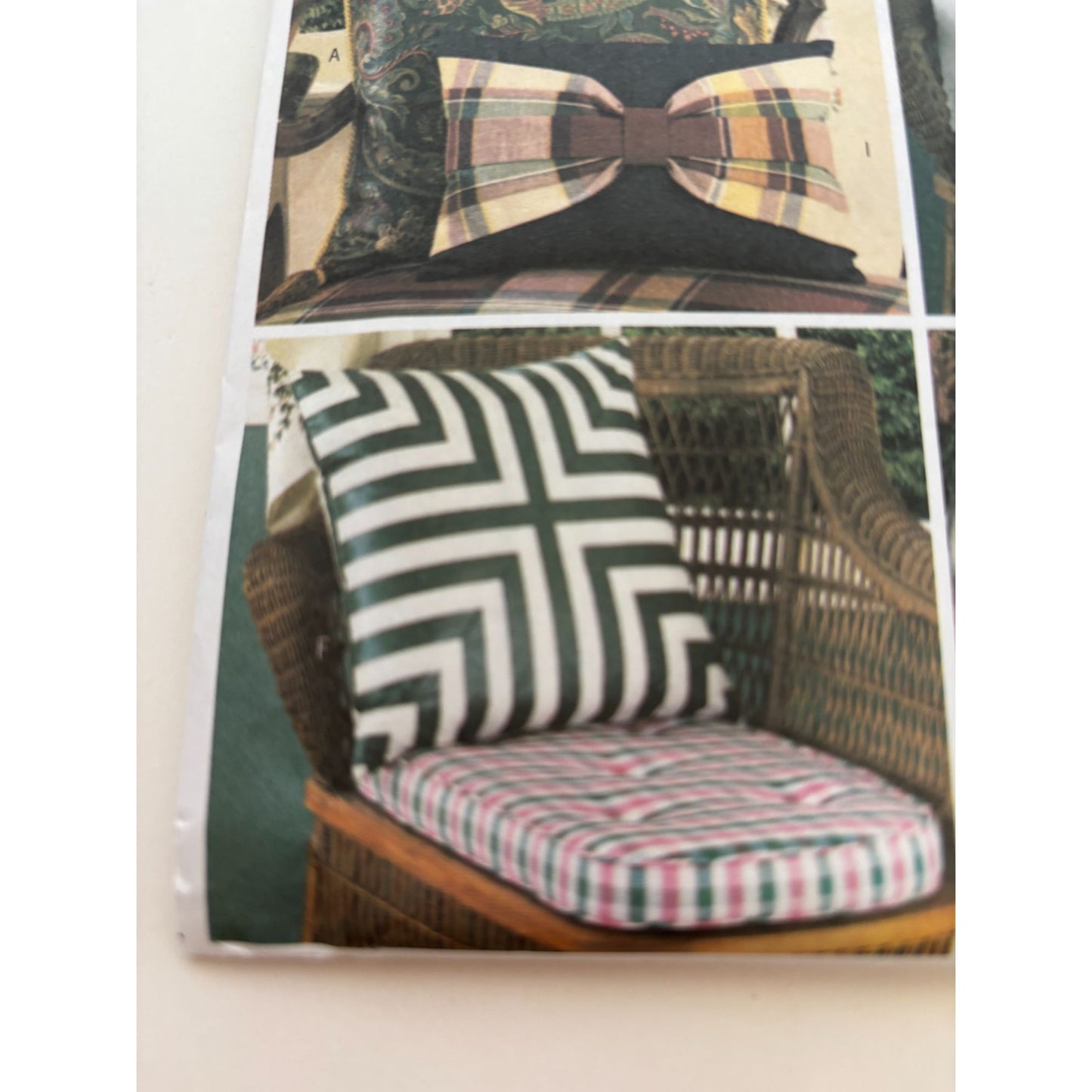 Butterick Sewing Pattern 3175 Waverly Easy to Do Pillows Home Decoration Uncut