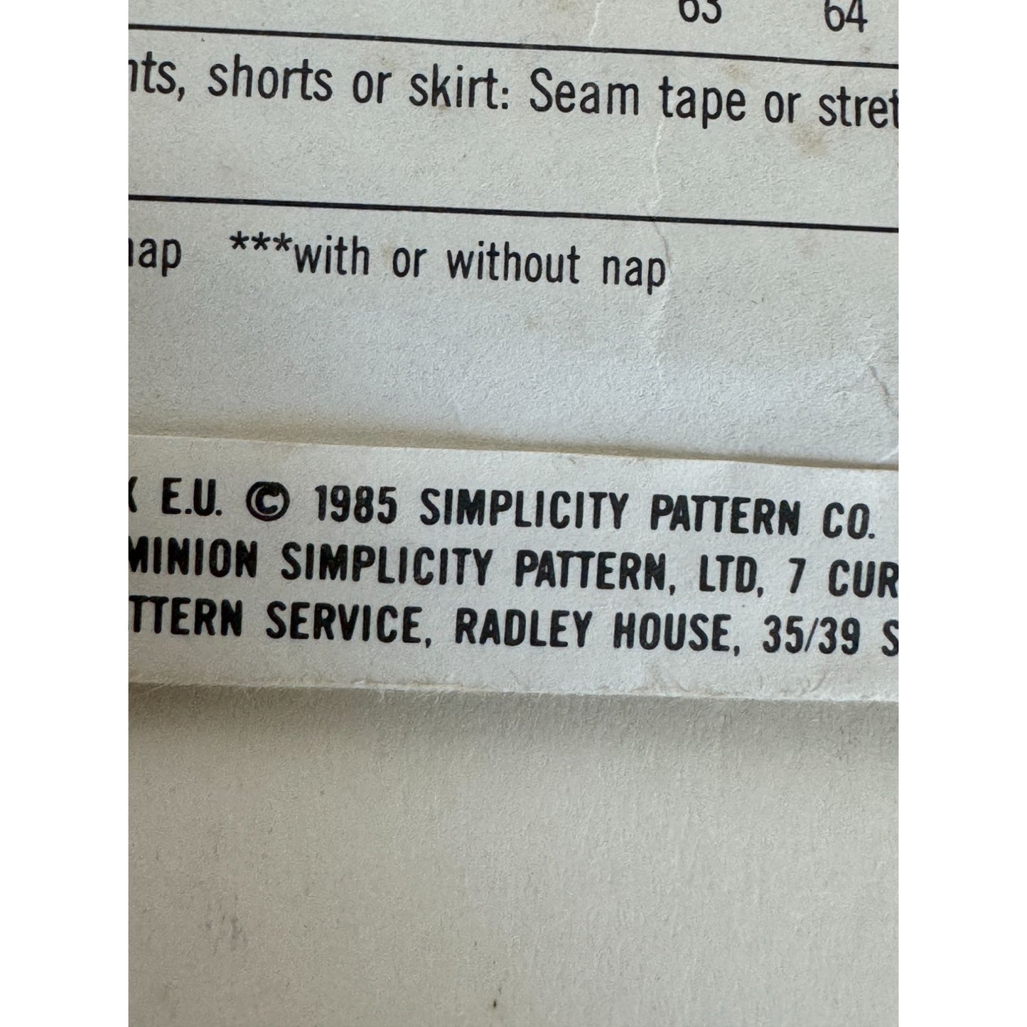 Simplicity Sewing Pattern 6854 Top Skirt Cropped Pants Shorts Outfit 10-14 Uncut