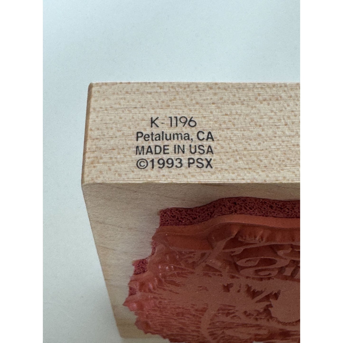 PSX Rubber Stamp Silent Night Holy Night Nativity Silhouette Christmas Stable