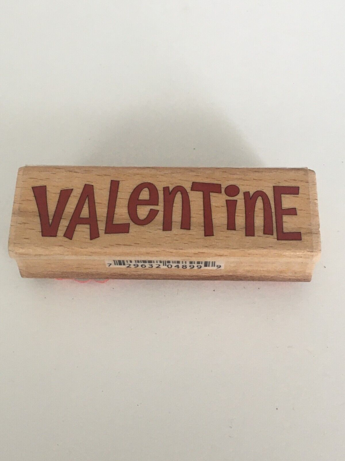 Hampton Valentine Art Rubber Stamp Word Valentines Day Card Making Wood Mounted Craft